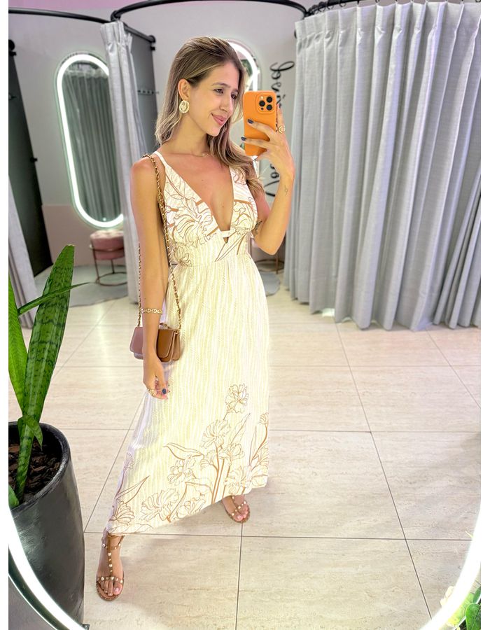 VESTIDO ANDRESSA NUDE - MOOD STORE