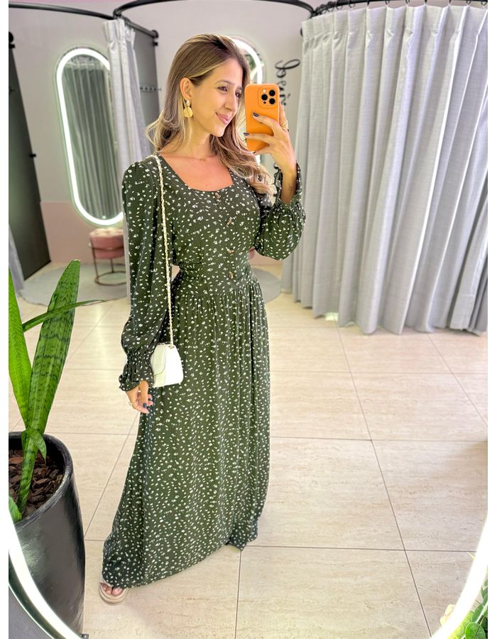 VESTIDO VIVIANE VERDE MIL... - MOOD STORE