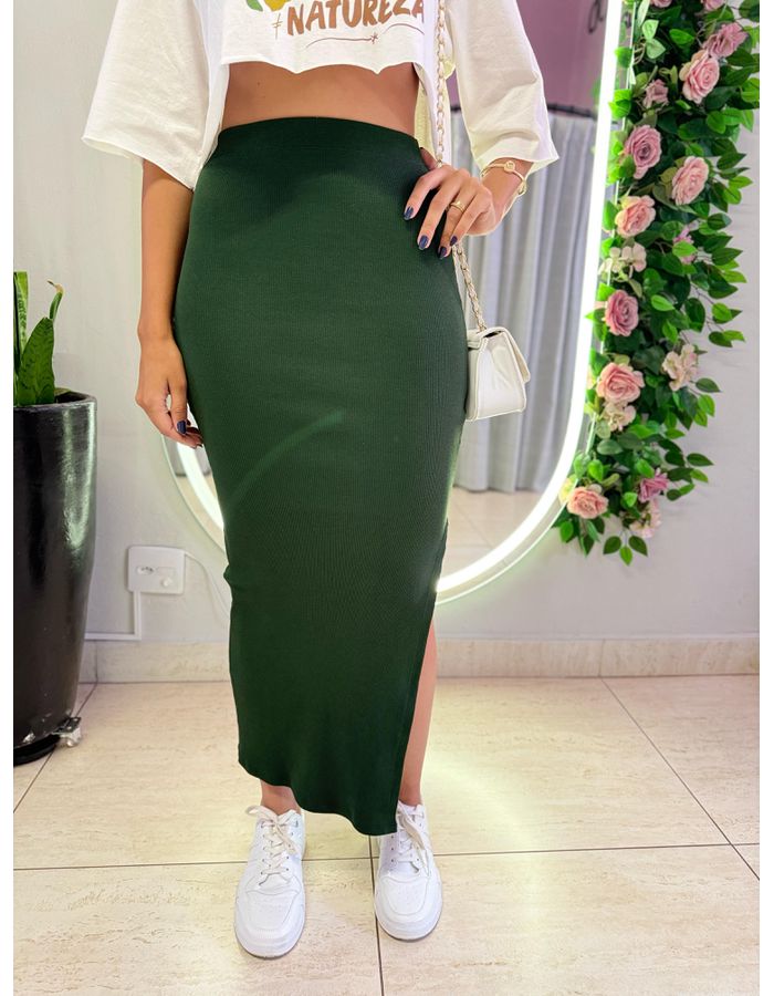 SAIA CANELADA LUIZA VERDE... - MOOD STORE