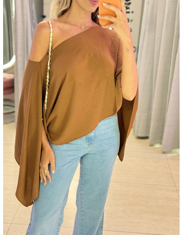 BLUSA FER MARROM - MOOD STORE