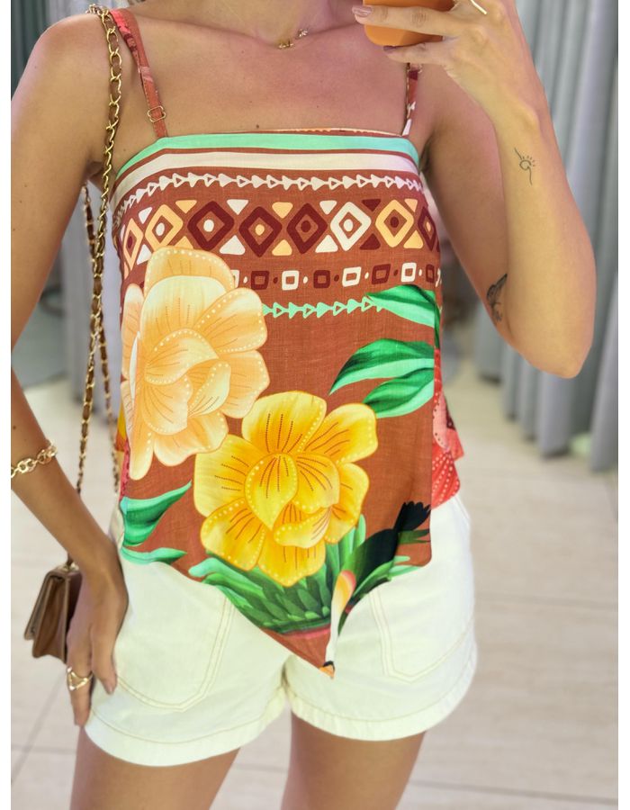 BLUSA ASSIMÉTRICA ANA MAR... - MOOD STORE