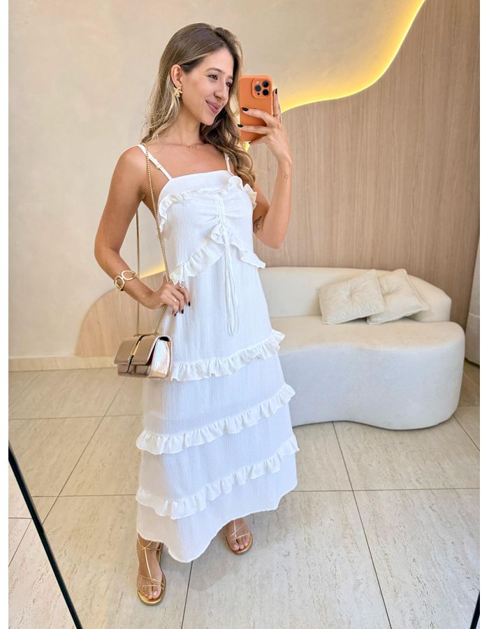 VESTIDO BOHO CHIC BRANCO - MOOD STORE