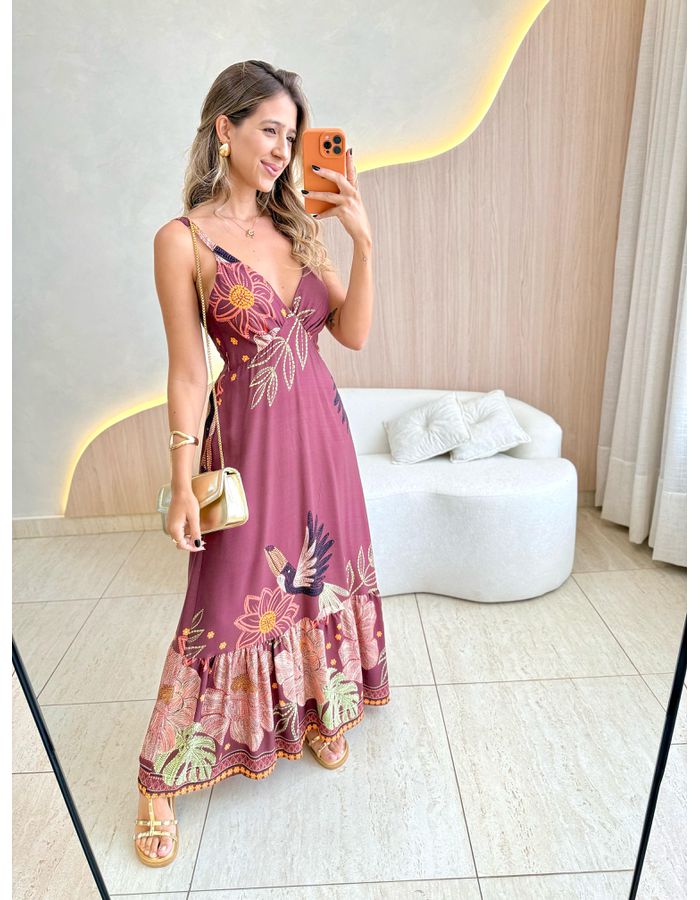 VESTIDO LONGO DENISE MARR... - MOOD STORE