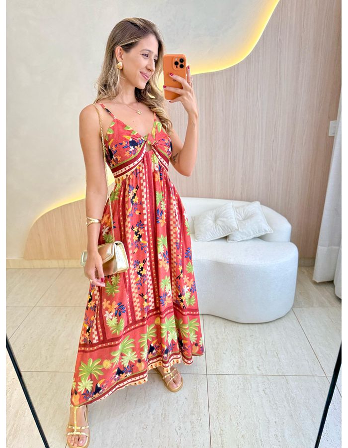 VESTIDO LUDMILLA MARROM - MOOD STORE