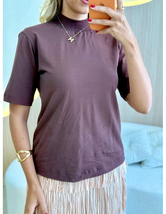 T-SHIRT BÁSICA ALGODÃO MA... - MOOD STORE