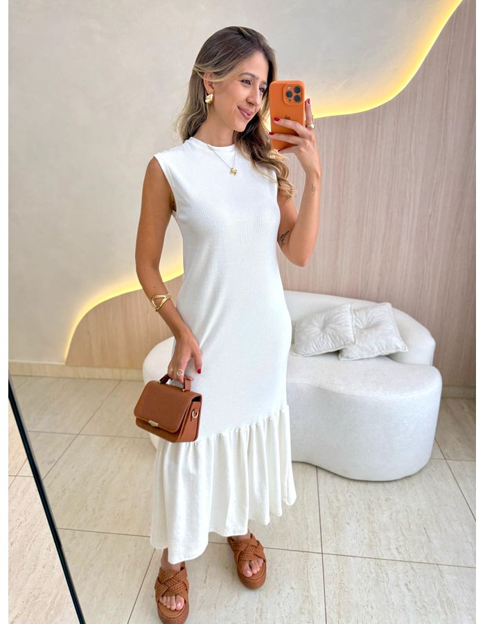 VESTIDO CANELADO TALITA O... - MOOD STORE