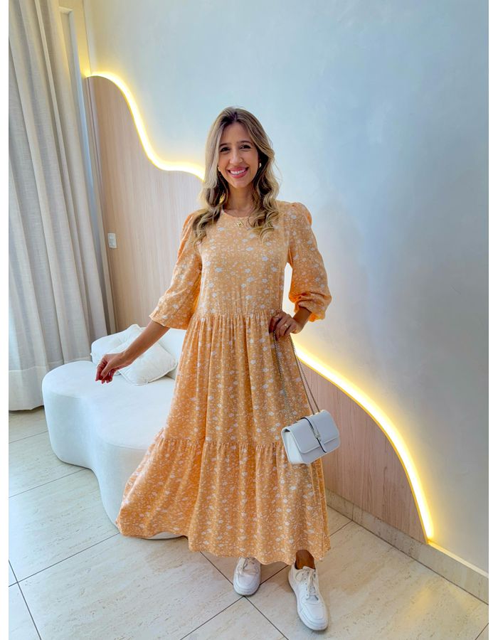 VESTIDO MIDI LETICIA SALM... - MOOD STORE