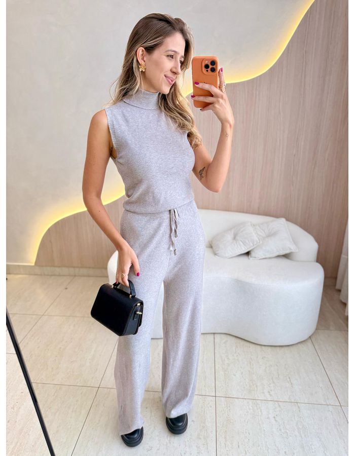 CONJUNTO CALÇA RUBIA CINZ... - MOOD STORE