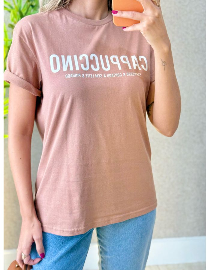 T-SHIRT CAPPUCINO NUDE - MOOD STORE