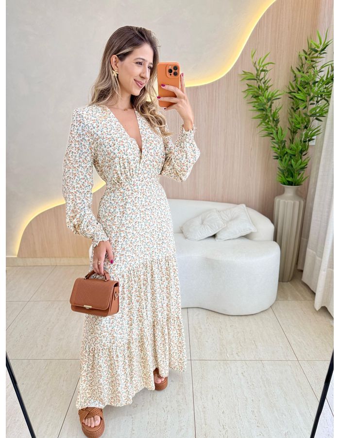 VESTIDO MANGA LONGA VALEN... - MOOD STORE