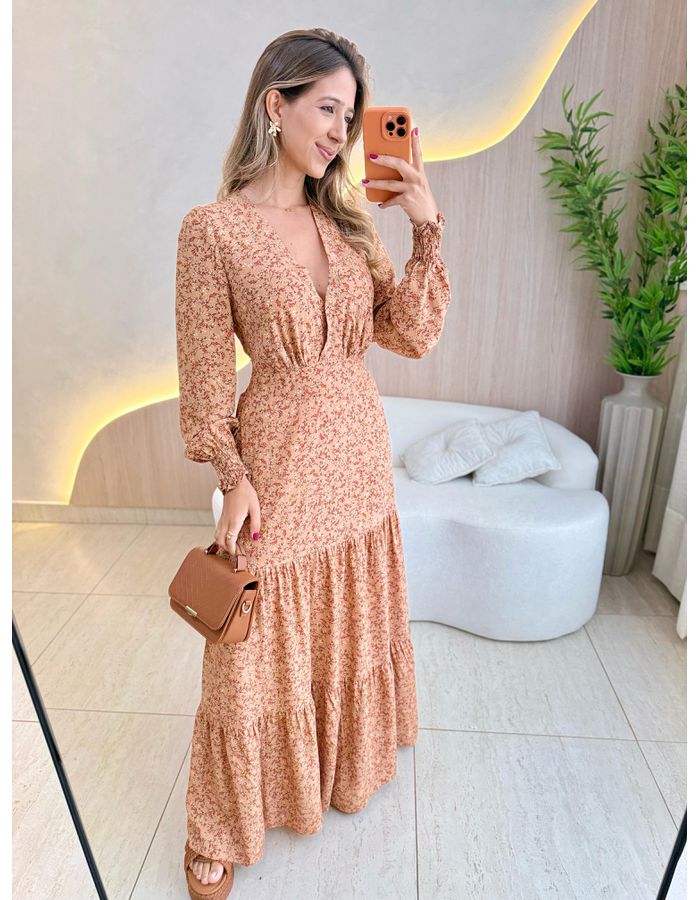 VESTIDO MANGA LONGA VALEN... - MOOD STORE