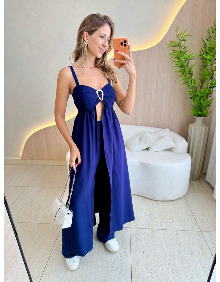 CONJUNTO CALÇA TAMIRES AZ... - MOOD STORE