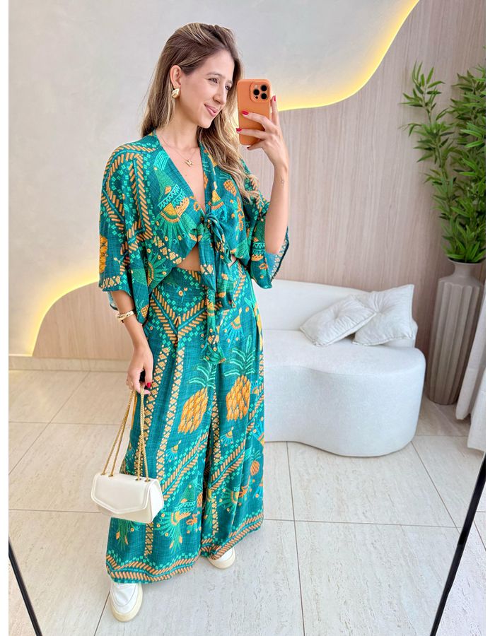 CONJUNTO ARRAIAL VERDE - MOOD STORE