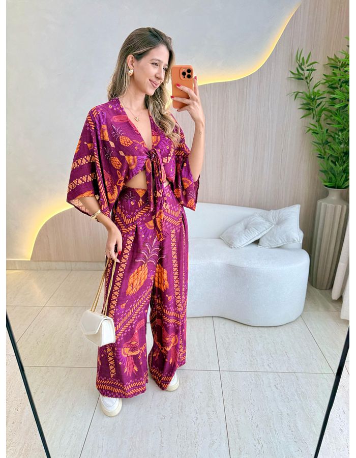 CONJUNTO ARRAIAL ROXO - MOOD STORE