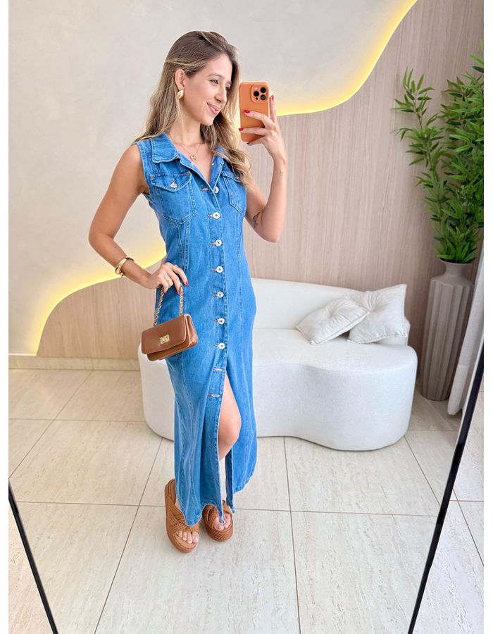 VESTIDO MIDI CARLA JEANS ... - MOOD STORE