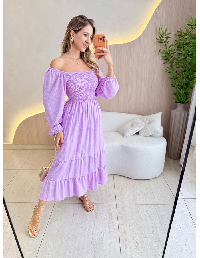 VESTIDO MIDI LUARA LAVAN... - MOOD STORE
