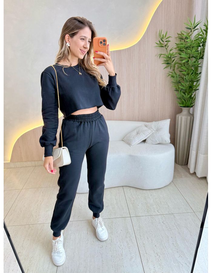 CONJUNTO JOGGER MOLETOM P... - MOOD STORE
