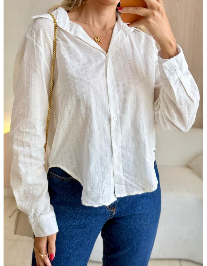 BLUSA CAMISA LAVINIA OFF - MOOD STORE