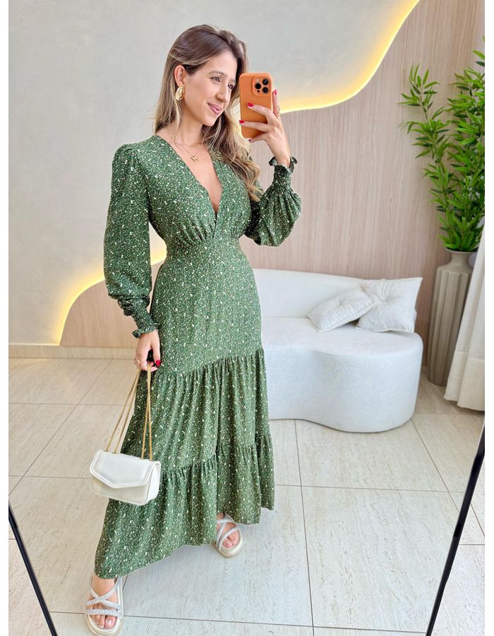 VESTIDO MANGA LONGA VALEN... - MOOD STORE