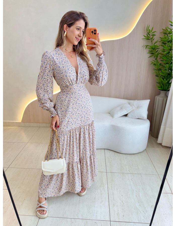 VESTIDO MANGA LONGA VALEN... - MOOD STORE