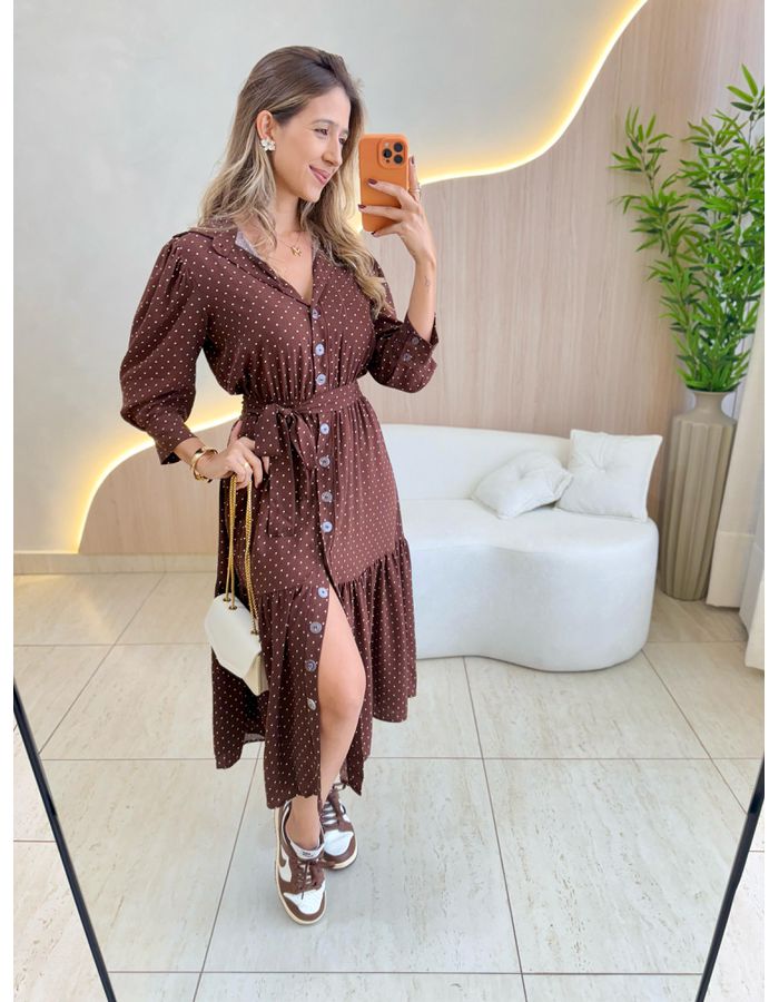 VESTIDO MIDI FLORA POA MA... - MOOD STORE