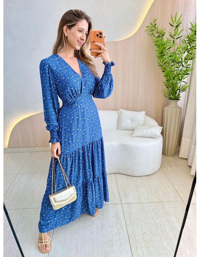 VESTIDO MANGA LONGA VALEN... - MOOD STORE