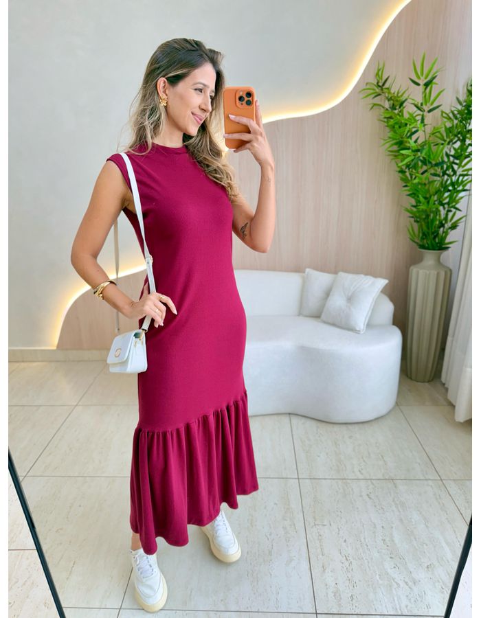 VESTIDO CANELADO TALITA M... - MOOD STORE