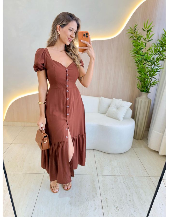 VESTIDO MIDI DANDARA MARR... - MOOD STORE