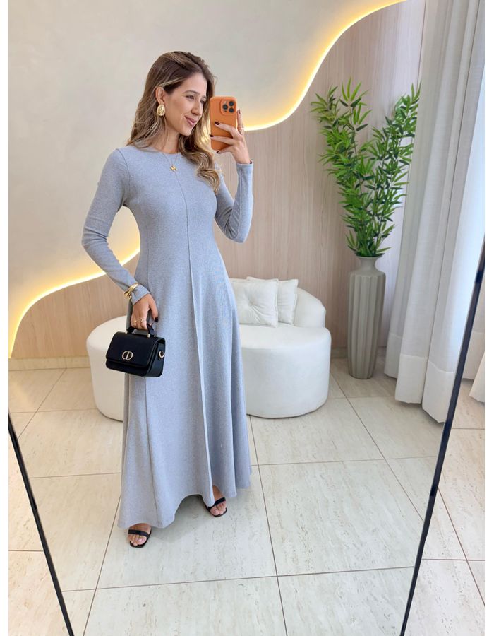 VESTIDO YASMIN CANELADO M... - MOOD STORE