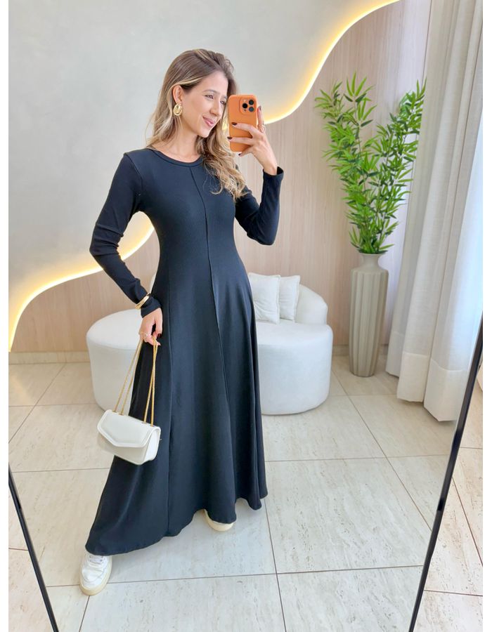 VESTIDO YASMIN CANELADO M... - MOOD STORE