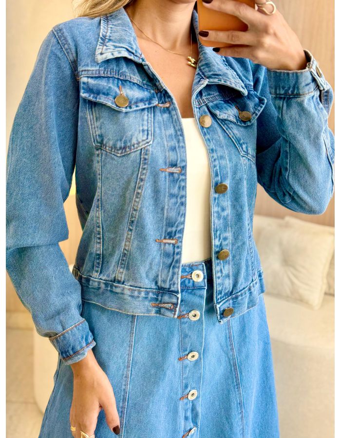 JAQUETA JEANS BÁSICA JEAN... - MOOD STORE