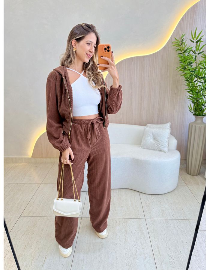 CONJUNTO CALÇA COTELE CHO... - MOOD STORE