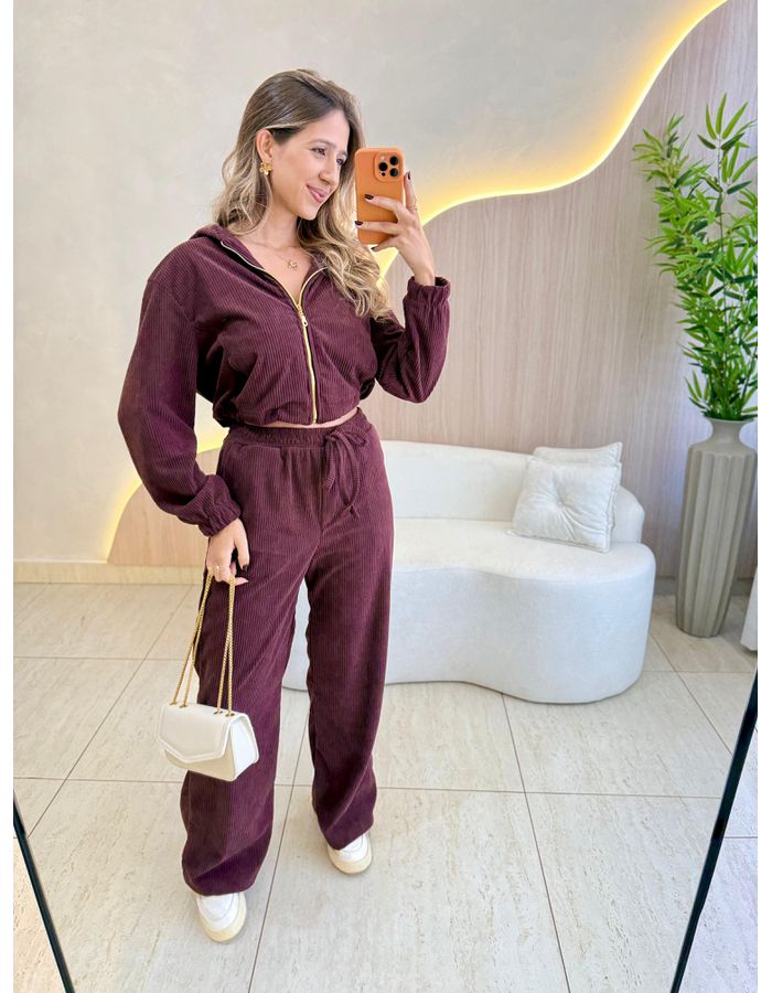 CONJUNTO CALÇA COTELE BOR... - MOOD STORE