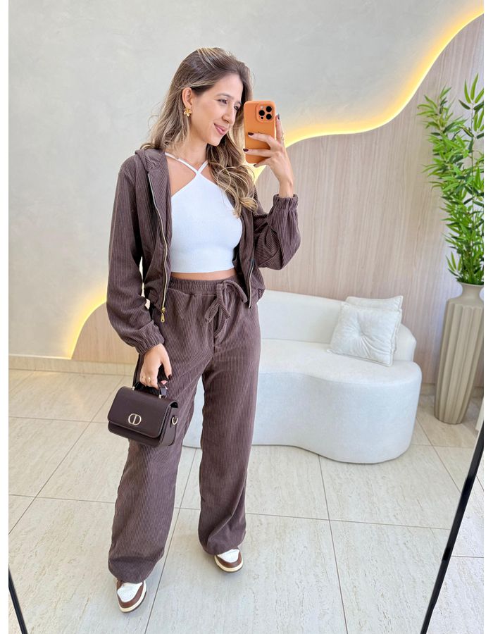 CONJUNTO CALÇA COTELE CAF... - MOOD STORE