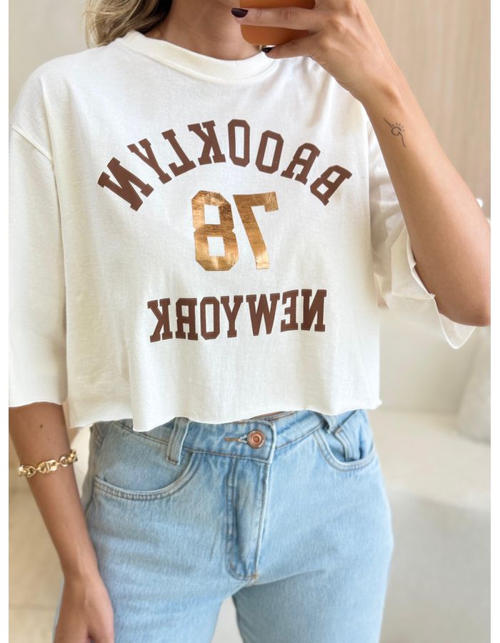 BLUSA CROPPED BROOKLYN OF - MOOD STORE