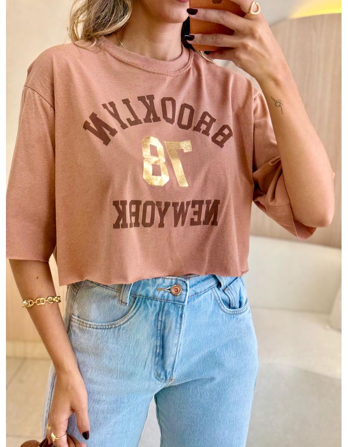 BLUSA CROPPED BROOKLYN MA... - MOOD STORE