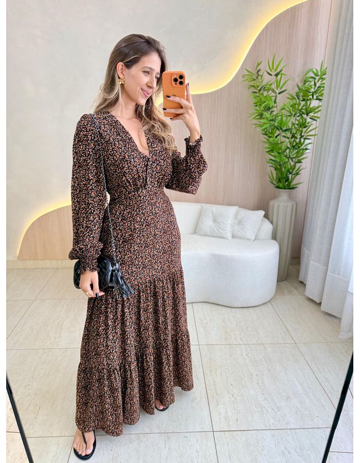 VESTIDO MANGA LONGA VALEN... - MOOD STORE