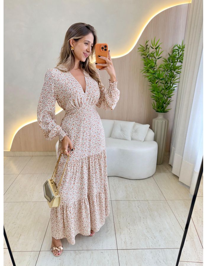 VESTIDO MANGA LONGA VALEN... - MOOD STORE