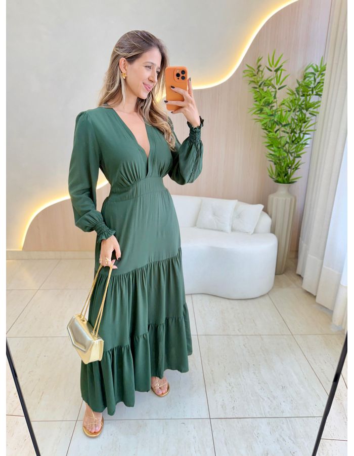 VESTIDO MANGA LONGA VALEN... - MOOD STORE