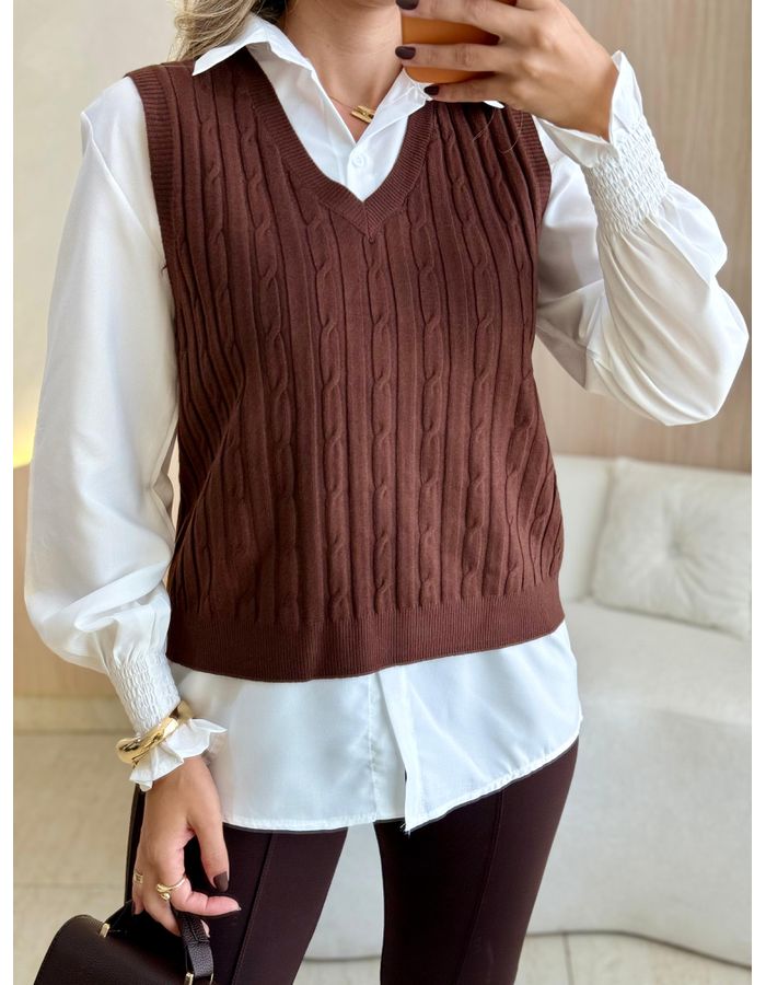 CONJUNTO CAMISA ESTELA MA... - MOOD STORE