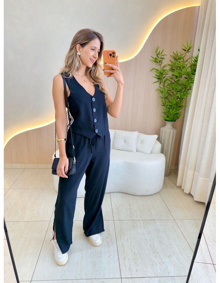 CONJUNTO COLETE LISTRAS P... - MOOD STORE