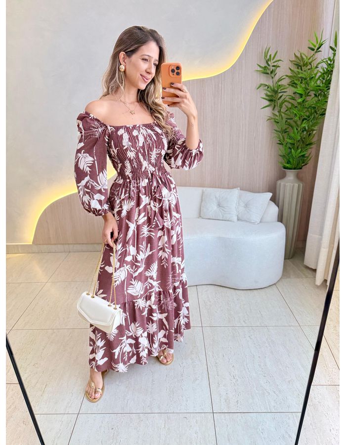 VESTIDO MIDI FERNANDA MAR... - MOOD STORE