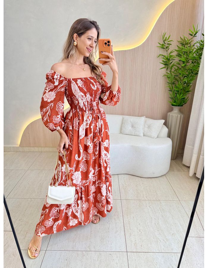 VESTIDO MIDI FERNANDA TER... - MOOD STORE