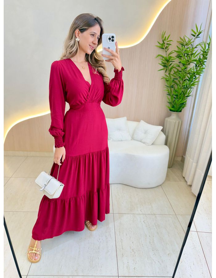 VESTIDO MANGA LONGA VALEN... - MOOD STORE