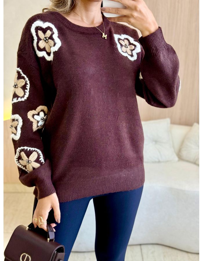 BLUSA TRICOT OLÍVIA MARRO... - MOOD STORE