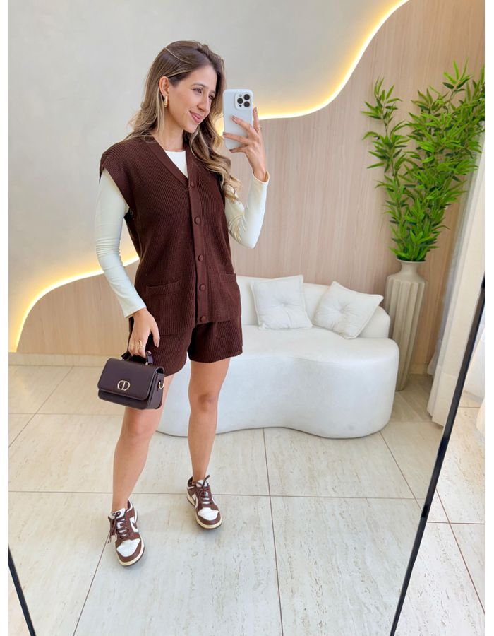 CONJUNTO SHORT DAISY MARR... - MOOD STORE