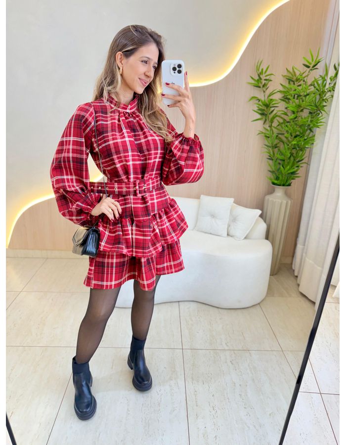 VESTIDO CURTO ISABEL VERM... - MOOD STORE