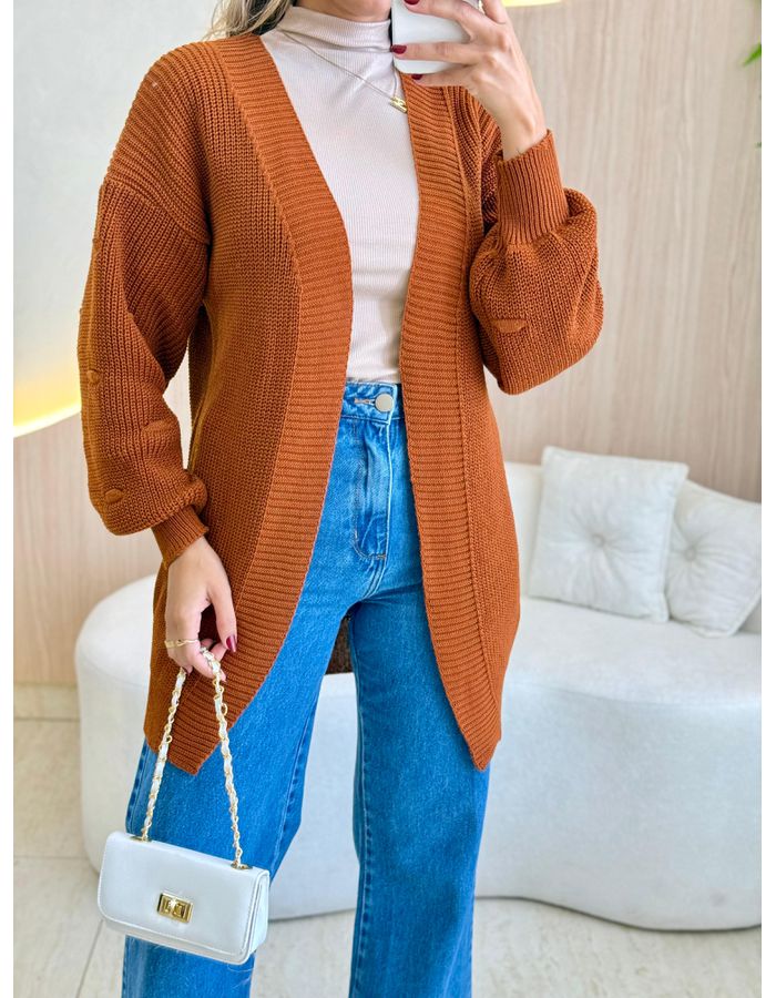 BLUSA CARDIGAN MANGA LONG... - MOOD STORE