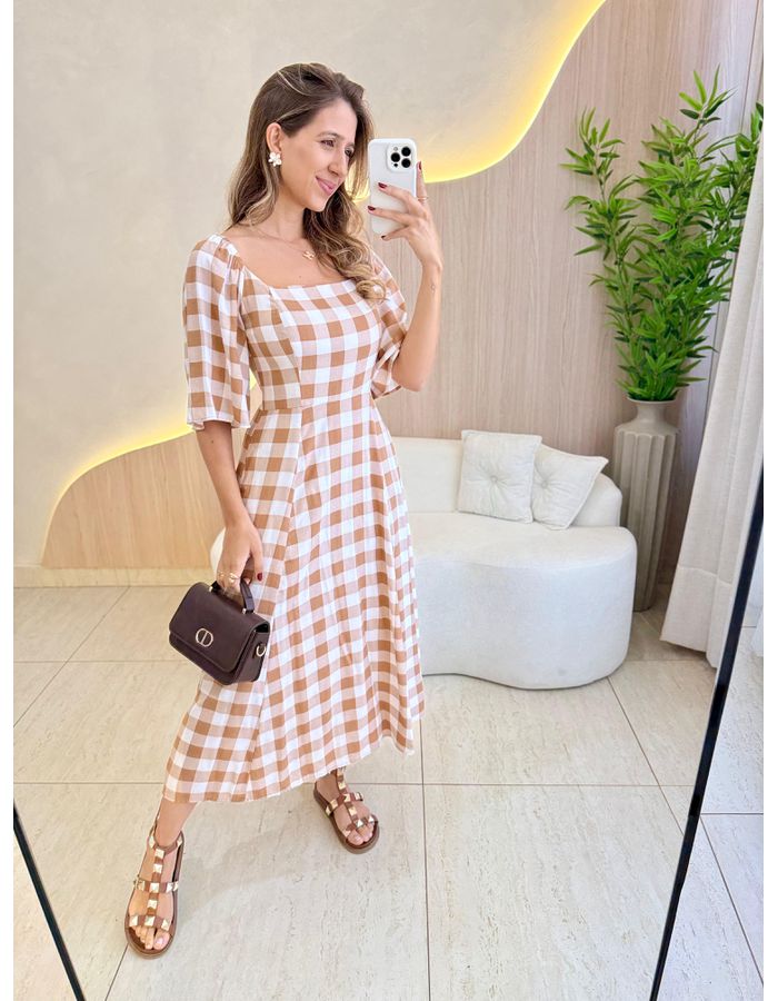 VESTIDO MIDI CATARINE XAD... - MOOD STORE