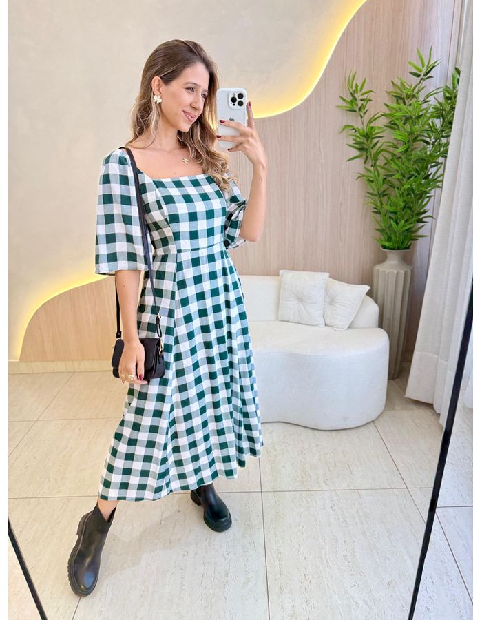 VESTIDO MIDI CATARINE XAD... - MOOD STORE
